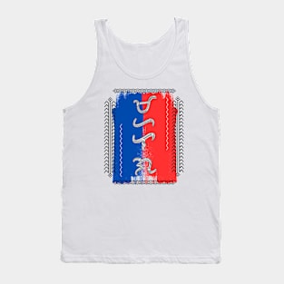 Philippine Flag / Baybayin word Mahalaga (Precious / Valued) Tank Top